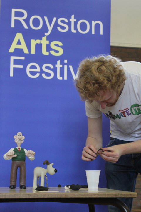 Aardman Aimations at Royston Arts Festival 2013
