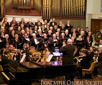 Doncaster Choral society in performance
