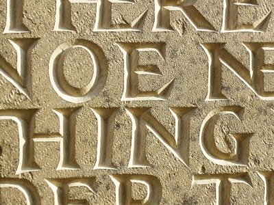 3 day letter carving workshop with Simon Langsdale