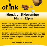 A Drop of Ink: November workshop