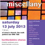 A Summer Miscellany with Hertfordshire Chorus