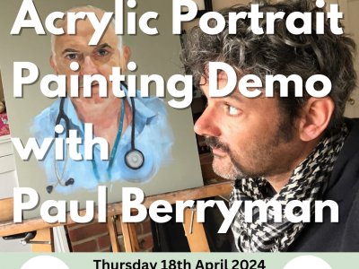 Acrylic Portrait Demo with Paul Berryman