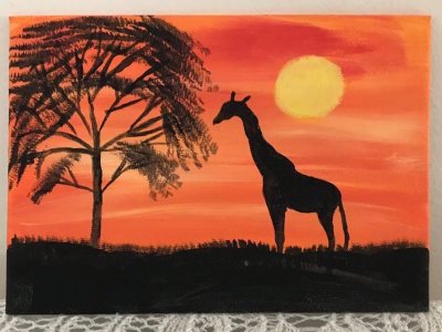 African Sunset Painting Workshop