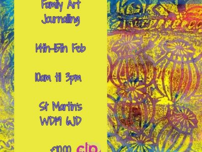 Art Journalling for families - Half Term Holiday Activity