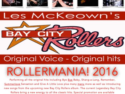 Bay Citty Rollers: ROLLERMANIA 2016