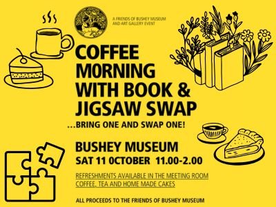 Book and Jigsaw swap with coffee and cakes