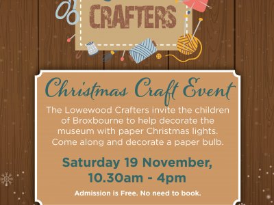 Christmas Craft Event at Lowewood Museum