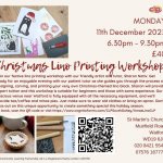 Christmas Lino Printing Workshop