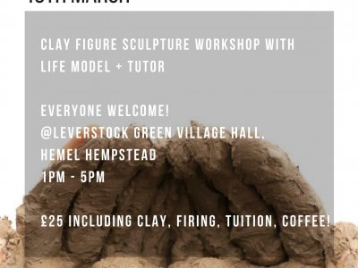 Clay Day 2018 - Life Drawing Happenings figure sculpture session