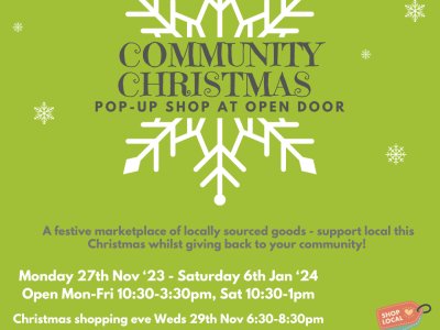 Community Christmas pop up shop - #supportlocal