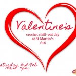 Crochet chill out day with Valentines theme