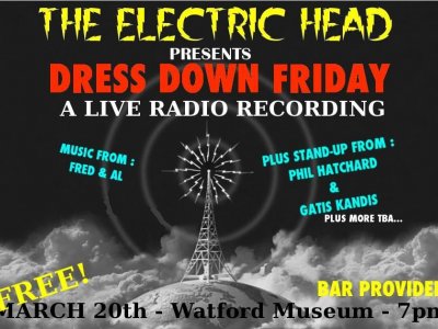 Electric Head Live Radio- Comedy - Music - Drinks Bar
