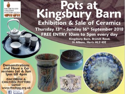 Exhibition and Sale of Ceramics