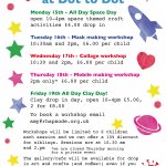 February half term workshops at Dot to Dot