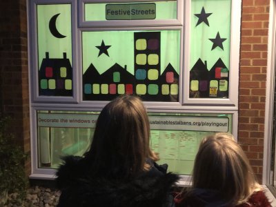 Festive Streets: Decorate the windows on your street