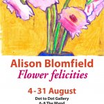 'Flower felicities' pastel drawings by Alison Blomfield