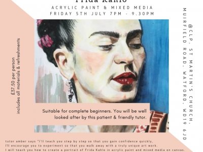Frida Kahlo Portrait Painting Workshop