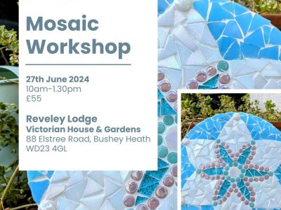 Garden Mirrors & Mandala Mosaic Designs - Reveley Lodge, Bushey