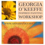 Georgia O'Keeffe inspired painting workshop
