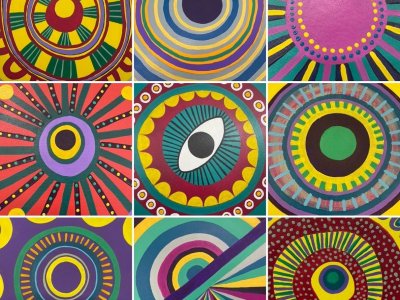 HEIDI WARD Exhibition | Playing with Colour and Pattern Workshop