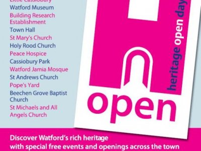 Heritage Open Days - Culture and History in Watford!