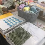 Loom woven textiles - weaving patterns on a Rigid heddle loom