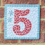 Mosaic Door Number Design Workshop