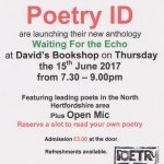 Poetry ID Anthology Launch