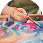 Silk Painting - at Artistsmeet
