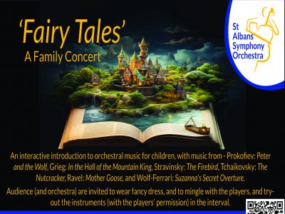 St Albans Symphony Orchestra 15NOV26 Family Concert. Fairy Tales