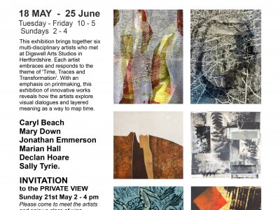 'Time Traces and Transformation' Exhibition at Parndon Mill