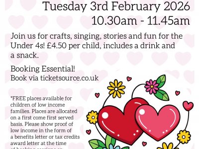 Toddler Tuesday at Hertford Museum: Hearts & Flowers