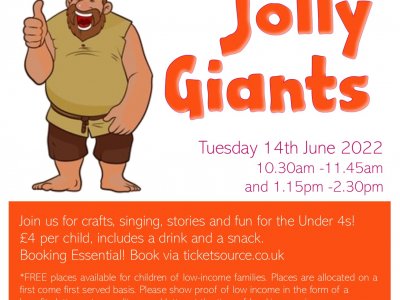 Toddler Tuesday at Hertford Museum: Jolly Giants