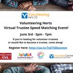 Volunteering Herts Virtual Trustee Speed Matching Event