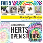Welcome to the Fab 5 2019 #HertsOpenStudios
