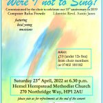 'Were I Not to Sing' - Dacorum Community Choir Spring Concert