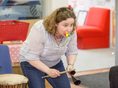 World Percussion Workshop for families at Benslow Music