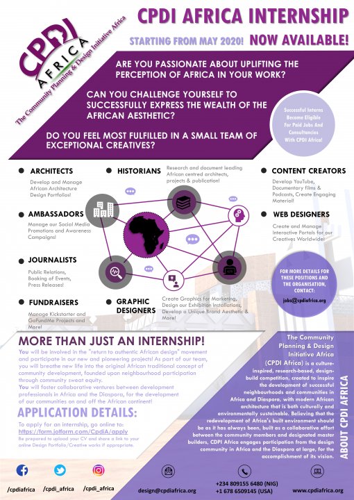 CPDI AFRICA 2020 Internships