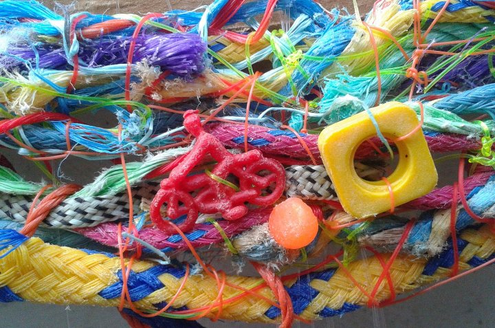 Easy Rider - section from flotsam weaving