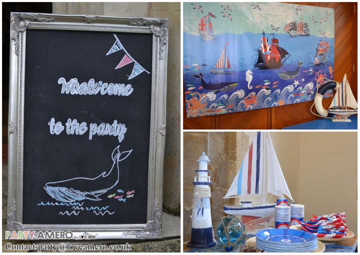 Sail away! Rustic Nautical Theme Birthday Party