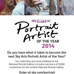 Apply now for Sky Arts Portrait Artist of the Year