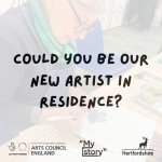 Callout for Artist in Residence in Hertfordshire Libraries