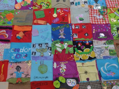 'Going for Gold' Olympic patchwork a great success!