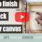 How to Video- Finish the back of your canvas with D-rings &amp; cord / <span itemprop="startDate" content="2021-10-16T00:00:00Z">Sat 16 Oct 2021</span>