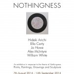 Nothingness, an exhibition at Parndon Mill Gallery