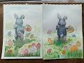Painting an East Bunny in Watercolours
