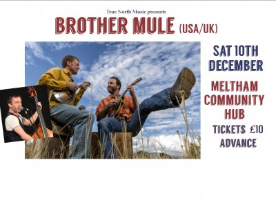 Brother Mule (USA/UK trio) concert in Meltham