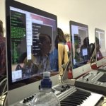 Computer coding to make live music