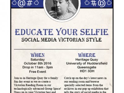Educate Your Selfie: Social Media Victorian Style