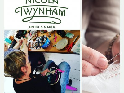 Slow Stitch Saturday - Stitching Mandalas